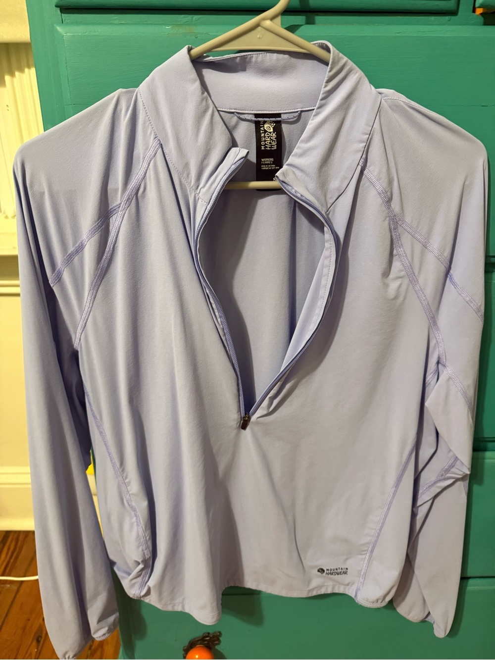 Mountain Hardwear Women's Lavender Half-Zip Active shirt